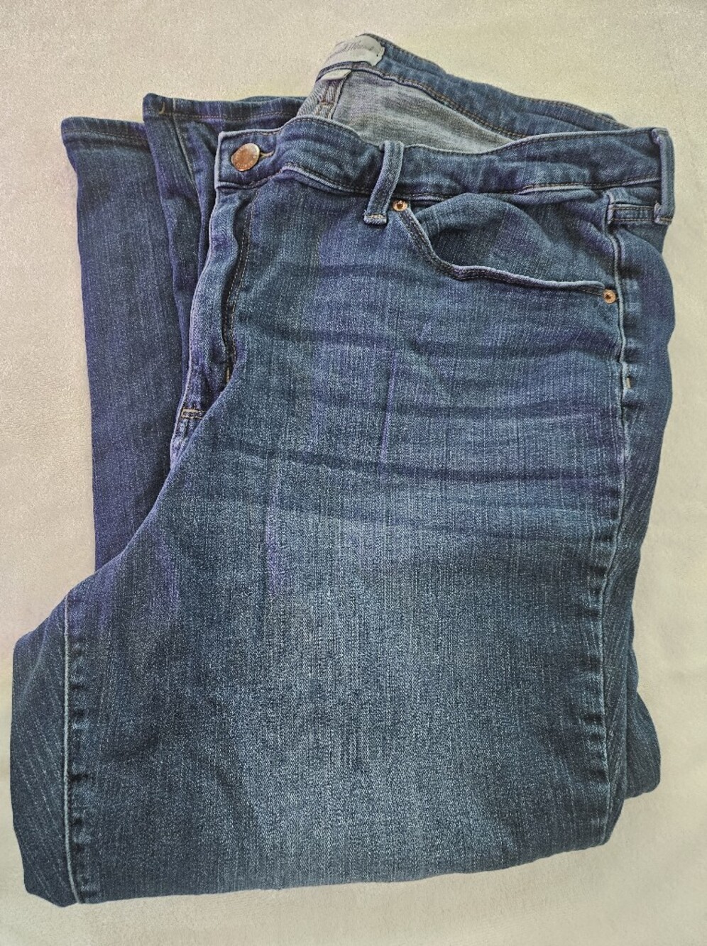 Women's Dark Blue Denim Jeans